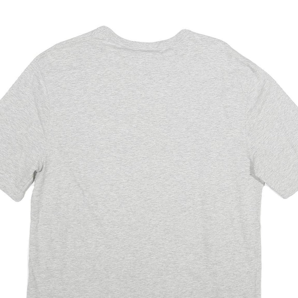 CHAMPION Mens Grey Graphic T-Shirt L Short Sleeve Crew Neck Cotton Casual