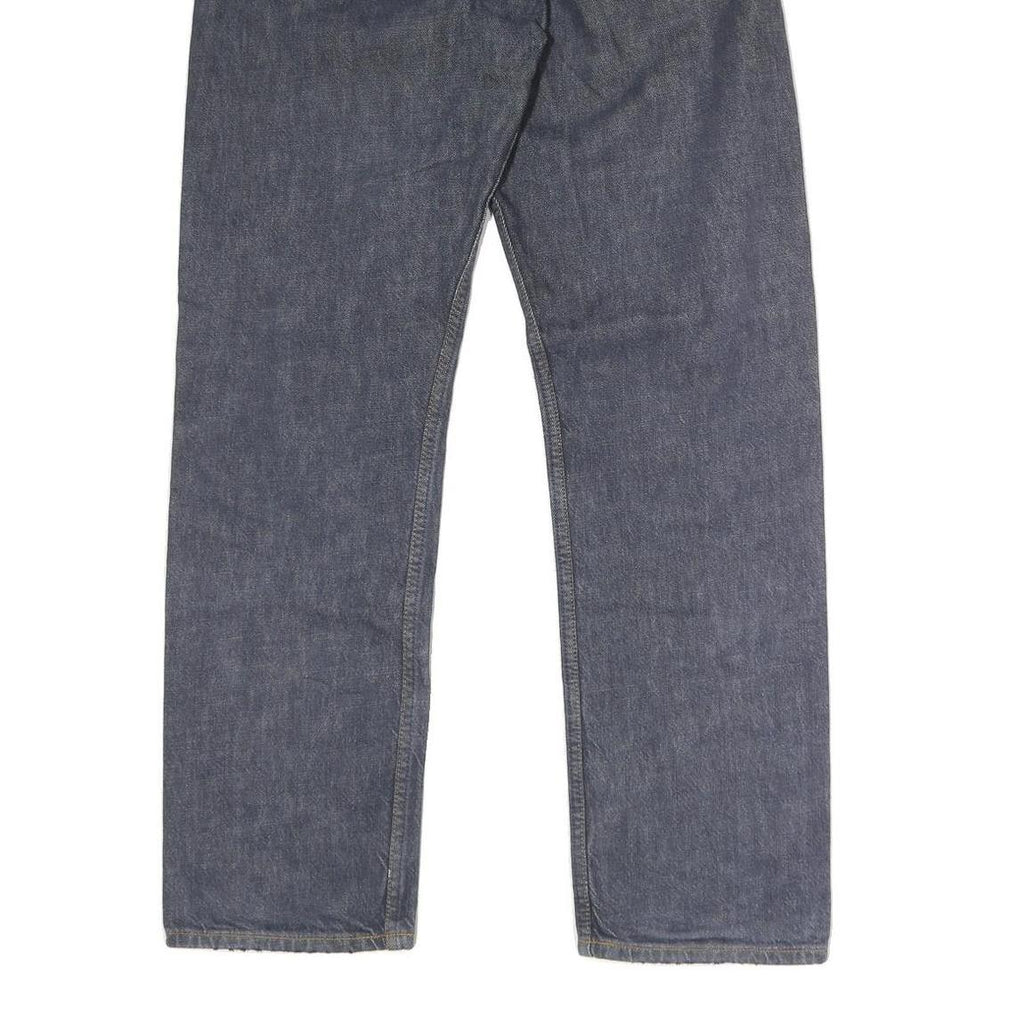 LEVI'S 501 Mens Jeans Blue Slim Straight Denim Medium W33 L31 Classic Button