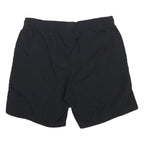 CHAMPION Mens Black Casual Shorts S W28 Champion Script Logo Drawstring