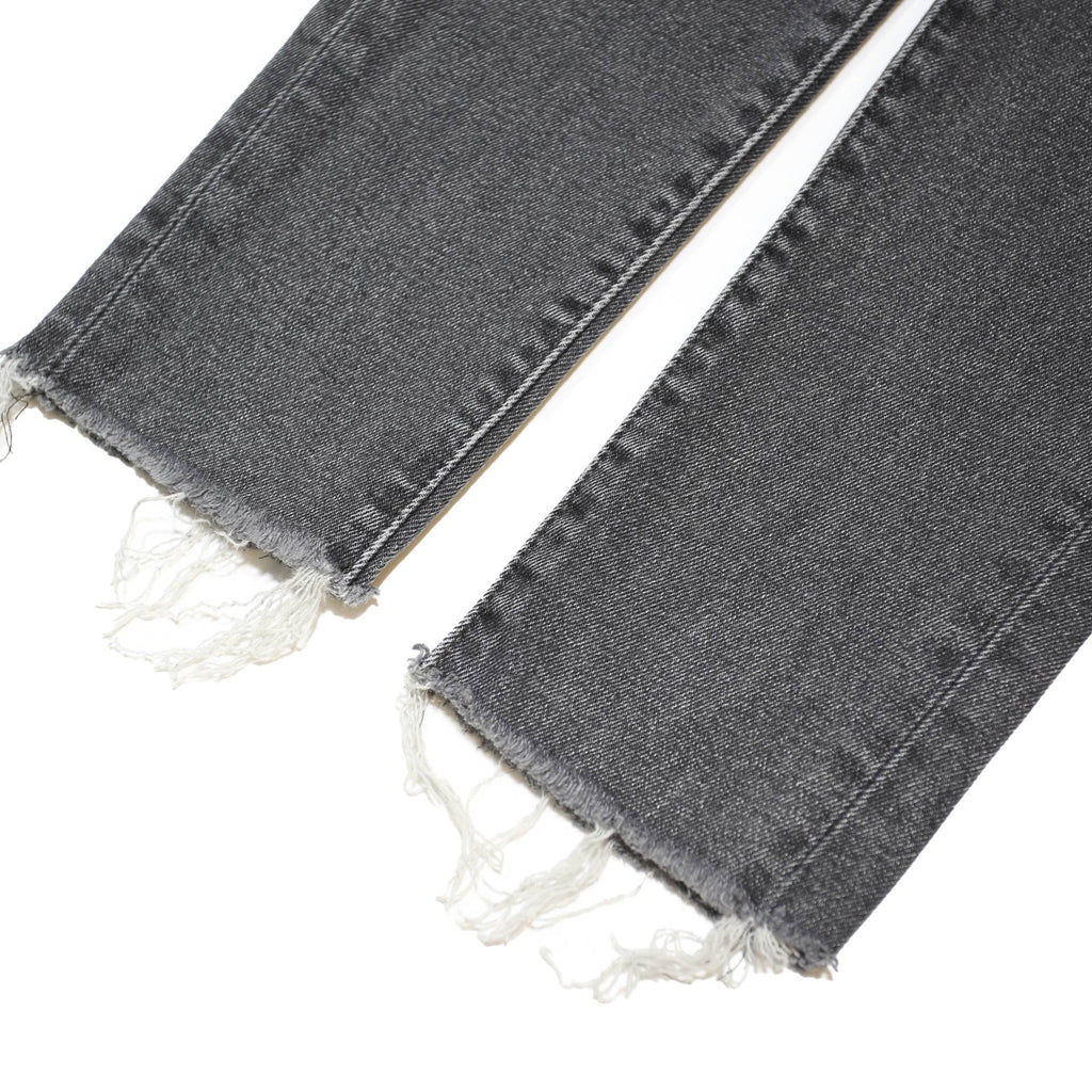 LEVI'S 721 Womens Jeans Black Slim Skinny Denim Rinse W25 L30 Stretch