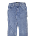 RESET Womens Regular Fit Denim Blue Jeans W28 L27 Practical Pockets Zip Closure