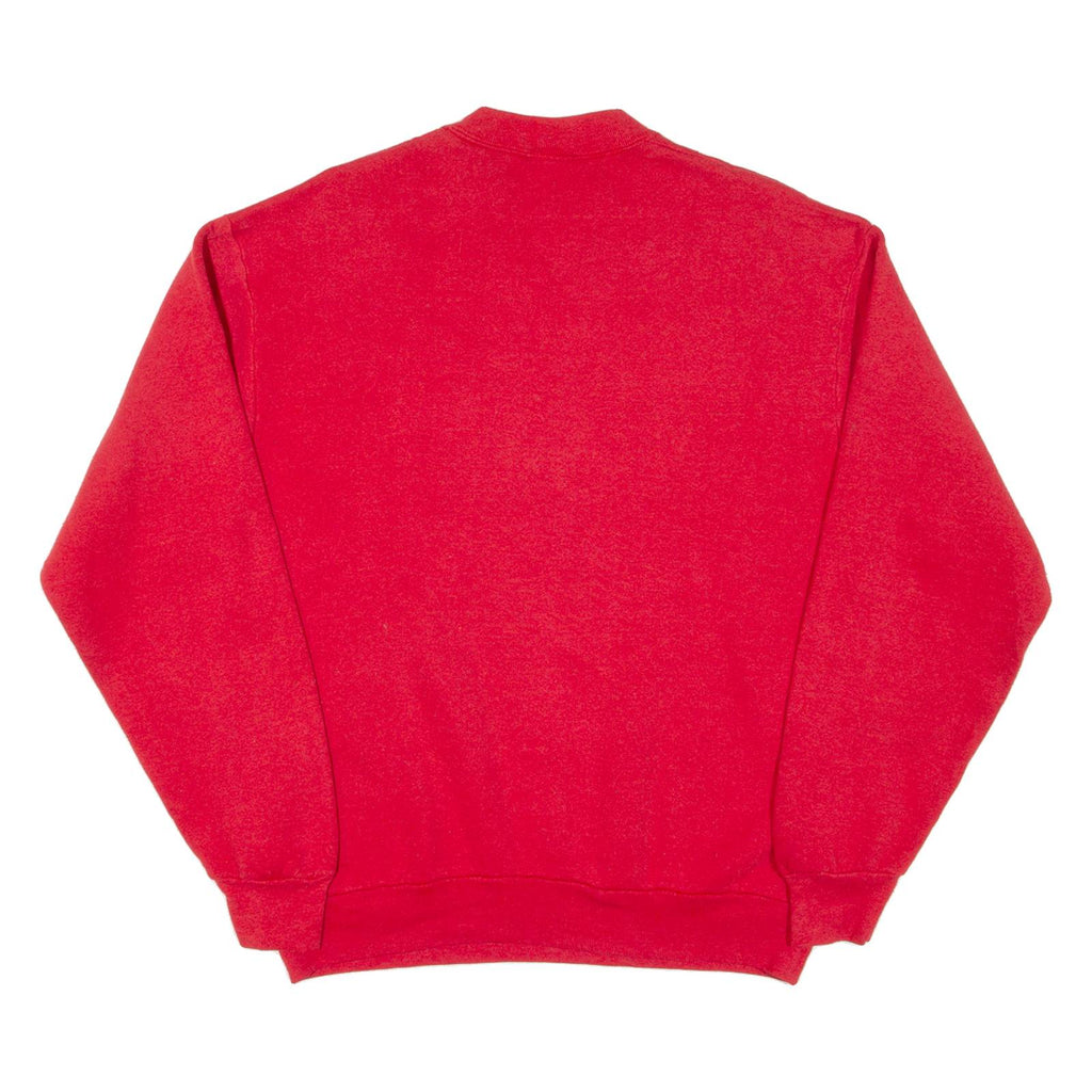 DISNEY Mickey Mouse Womens Sweatshirt Red 90s M