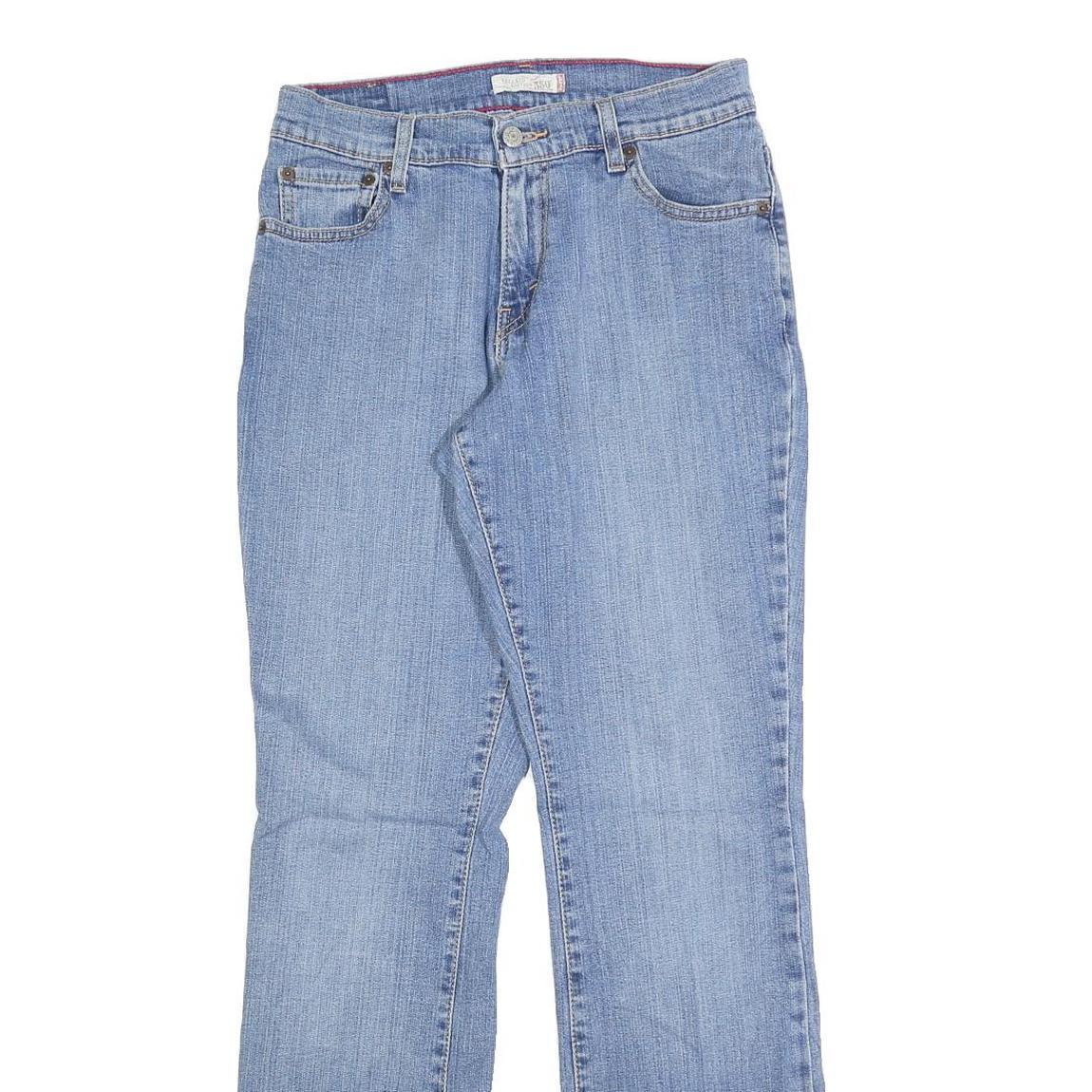 LEVI'S 550 Straight Womens Jeans Blue Relaxed Straight Denim Light W28 L31