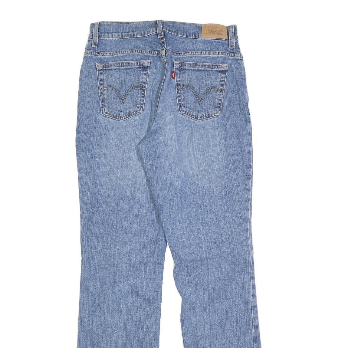 LEVI'S 550 Straight Womens Jeans Blue Relaxed Straight Denim Light W28 L31