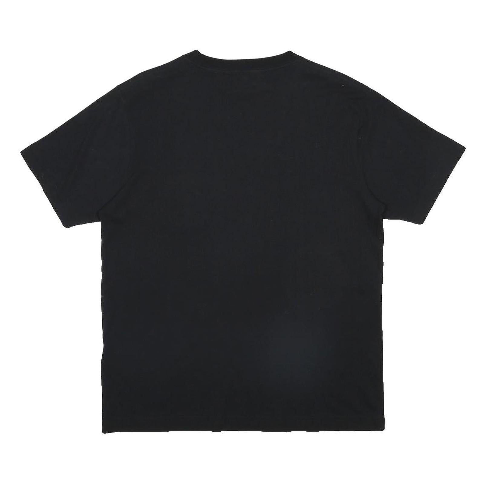 BEN DAVIS Mens Black Pocket T-Shirt L Short Sleeve Crew Neck Classic Cotton