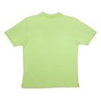 INVICTA Mens Green Short Sleeve Plain Polo Shirt L Cotton Blend Casual