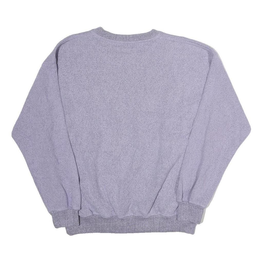 DESTINATIONS Womens Lilac San Juan Puerto Rico Crew Neck Sweatshirt L Cotton