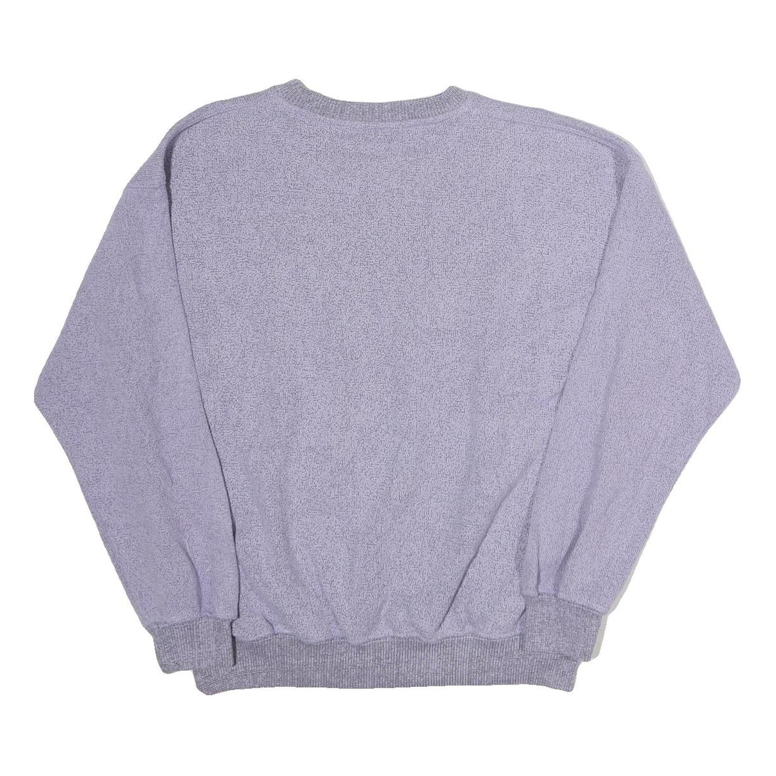 DESTINATIONS Womens Lilac San Juan Puerto Rico Crew Neck Sweatshirt L Cotton