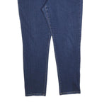 MICHAEL KORS Womens Slim Blue Denim Jeans W38 L28 Stretch Cotton Blend Zip