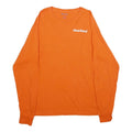 CHAMPION Mens Orange Heartland Graphic Long Sleeve Crew Neck T-Shirt L Casual
