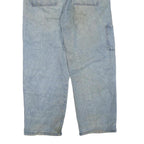 YYS. DENIM Womens Regular Light Blue Denim Jeans W34 L28 Utility Pocket Zip Fly