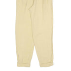COMMA Womens Beige Relaxed Tapered Trousers W26 L28 Lightweight Fashion
