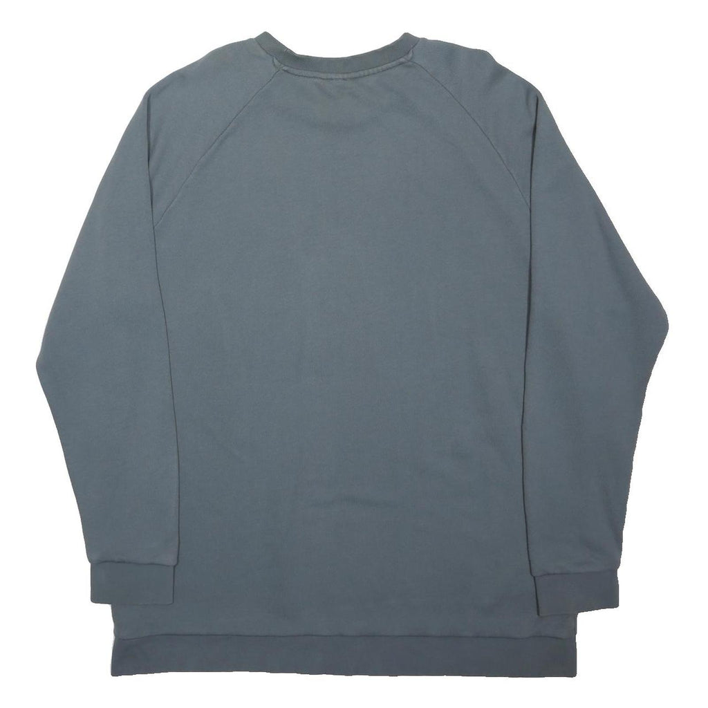 ADIDAS ORIGINALS Mens Grey Crew Neck 2XL Sweatshirt Cotton Blend Casual Wear