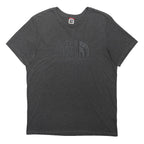 THE NORTH FACE Mens Grey L Short Sleeve Crew Neck T-Shirt Cotton Blend Logo