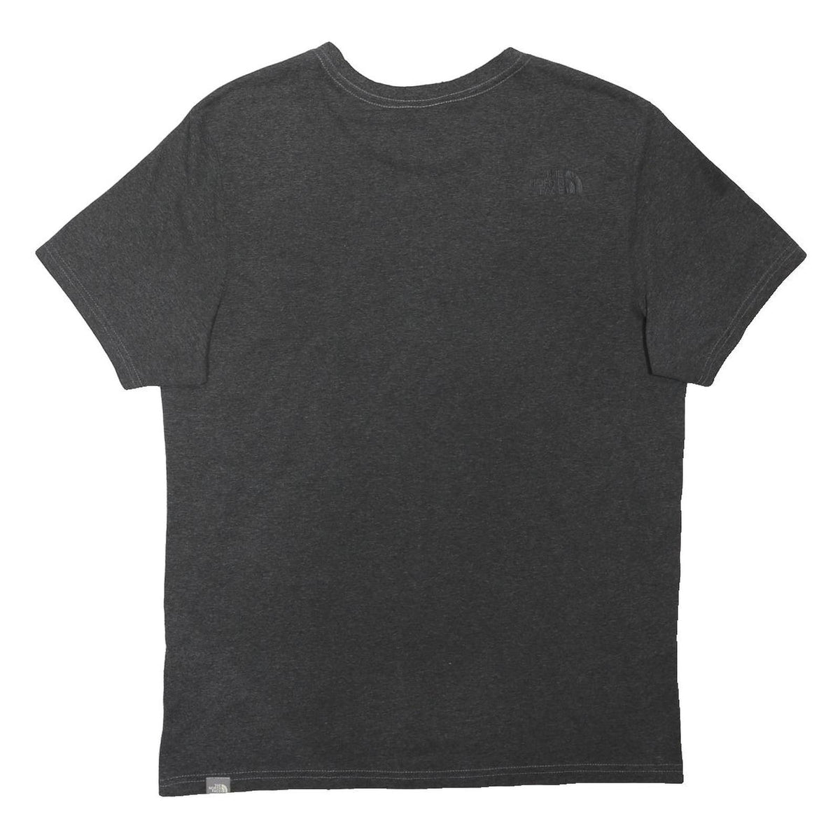 THE NORTH FACE Mens Grey L Short Sleeve Crew Neck T-Shirt Cotton Blend Logo