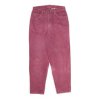 NORWISS Womens Jeans Pink Relaxed Tapered Denim Medium W30 L28 Casual Comfort