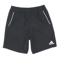 ADIDAS Mens Black Sports Casual Shorts M W30 Athletic Logo Polyester Blend