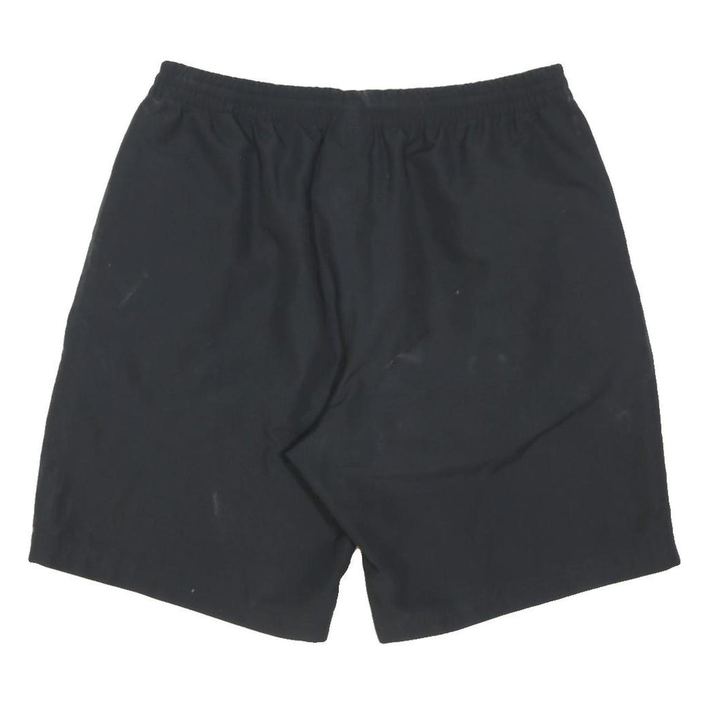 ADIDAS Mens Black Sports Casual Shorts M W30 Athletic Logo Polyester Blend