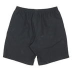 ADIDAS Mens Black Sports Casual Shorts M W30 Athletic Logo Polyester Blend