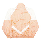 SPEEDWAY Womens Peach & White Colourblock Zip Up Nylon Jacket S Casual Outerwear