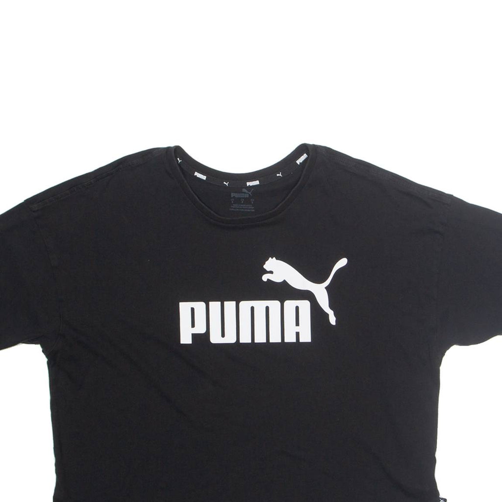 PUMA Oversized Cropped Womens T-Shirt Black S