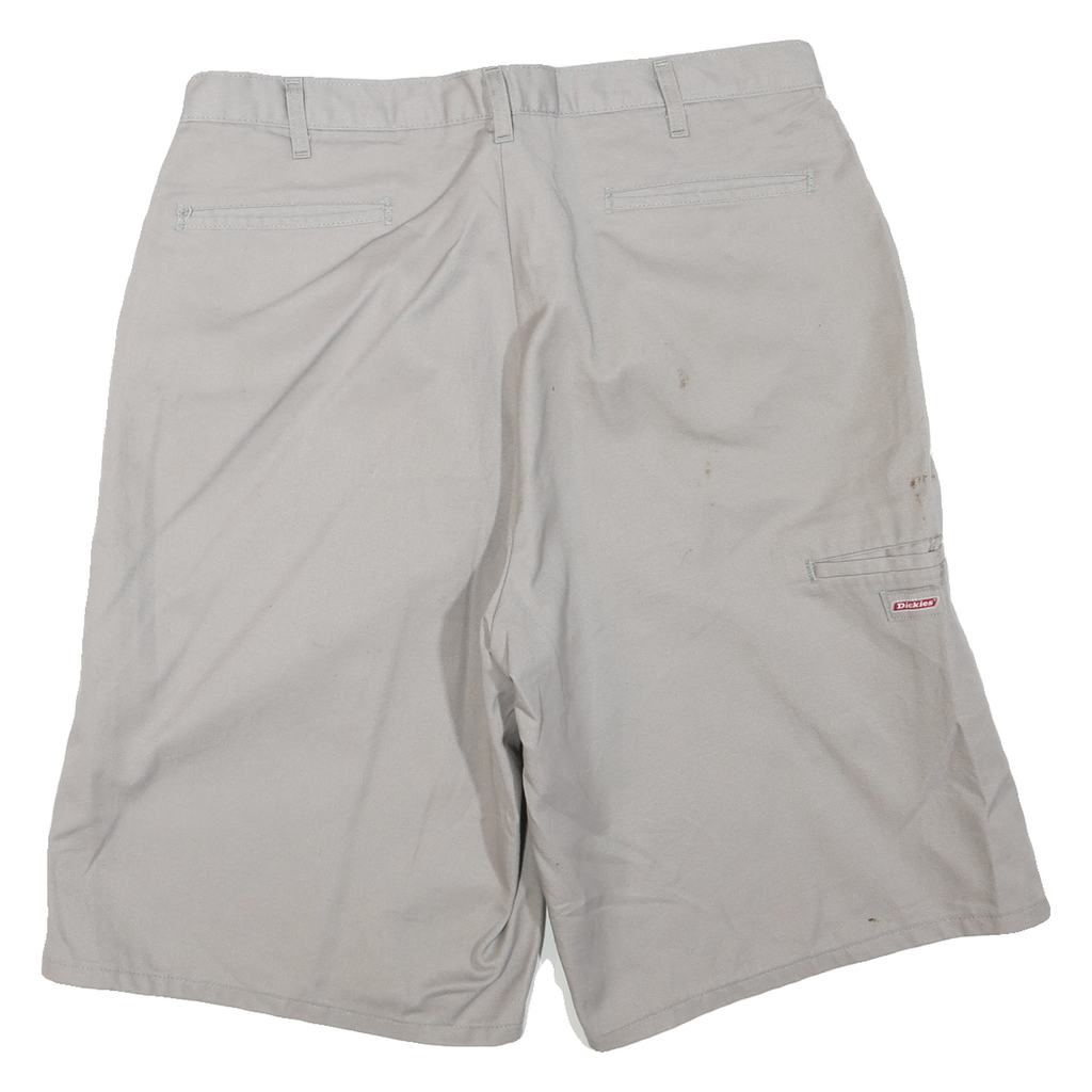 DICKIES Mens Shorts Beige Casual Plain L W38 Comfortable Workwear