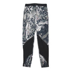 NIKE Womens Joggers Black & Grey M W23 L27 Marble Print Slim Tapered Fit