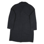 STRELLSON Mens Black Classic Cotton Blend Jacket XL Button Fastening Plain