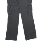 DICKIES Womens Relaxed Black Cargo Trousers Size W30 L30 Casual Workwear Zip