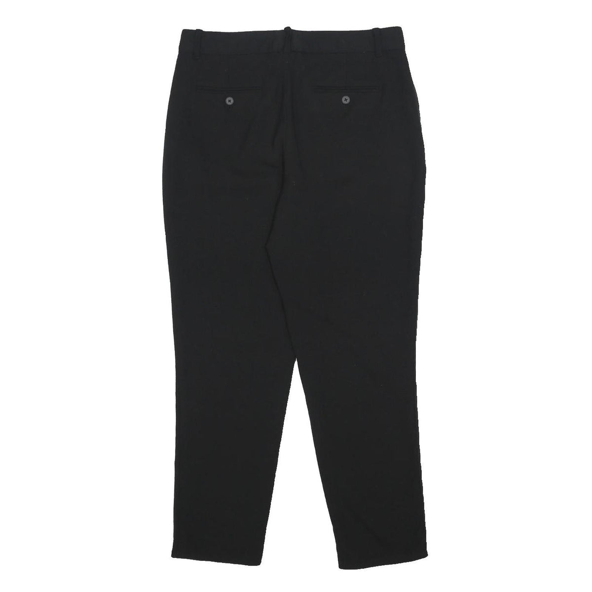 POLO RALPH LAUREN Womens Black Regular Leg Woven Trousers W31 L27 Classic Zip