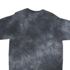 THE MOUNTAIN Mens Black Tie Dye Eagle Motorcycle T-Shirt L Short Sleeve Crew