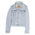 LEVI'S Womens Blue Denim Jacket S Cotton Button Closure Classic Fit