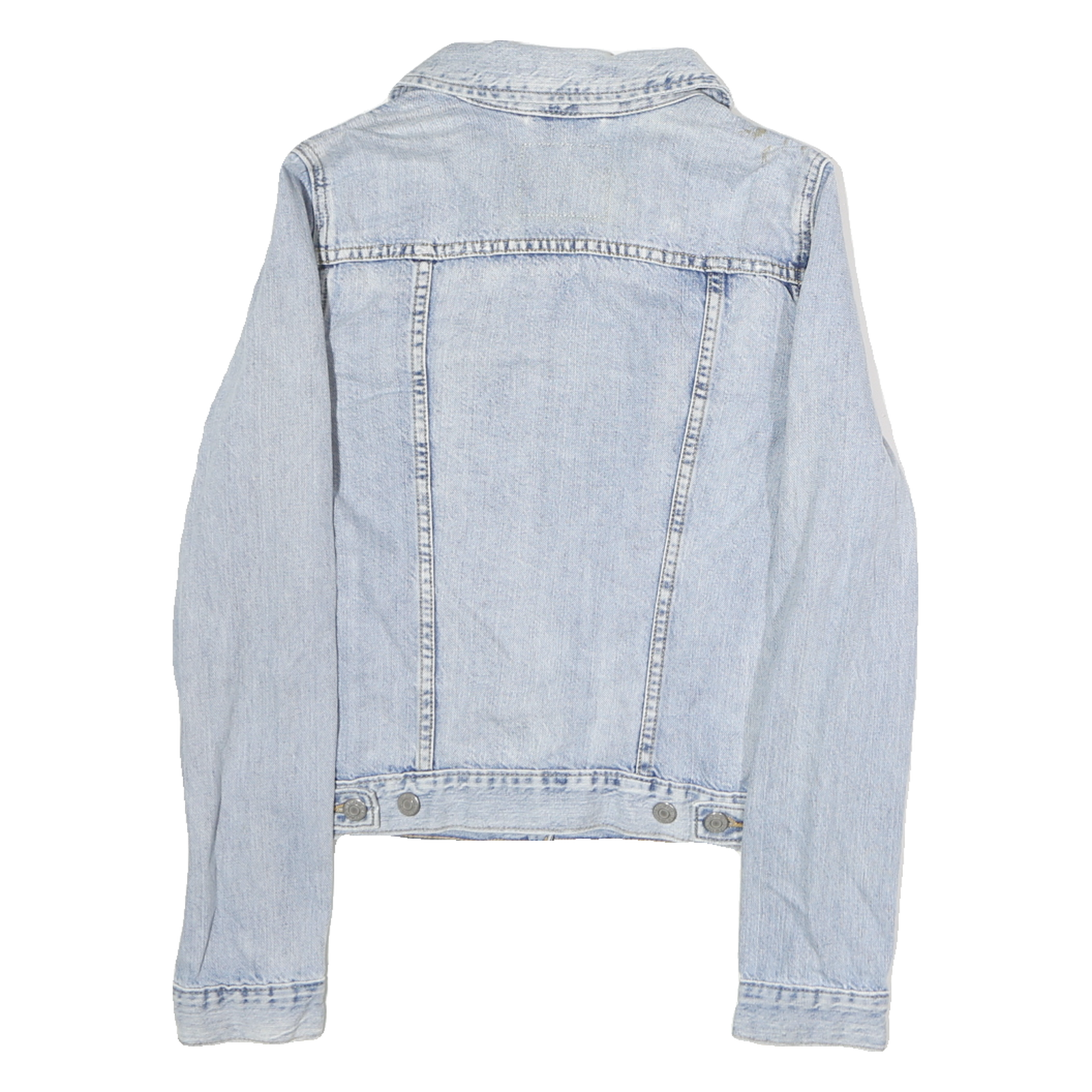 LEVI'S Womens Blue Denim Jacket S Cotton Button Closure Classic Fit