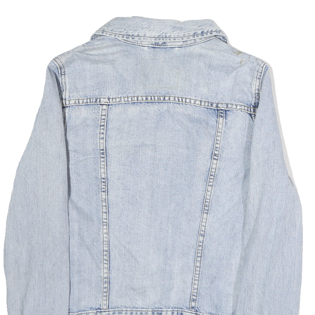 LEVI'S Womens Blue Denim Jacket S Cotton Button Closure Classic Fit