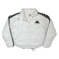 KAPPA Oversized Cropped Womens Puffer Coat White XS