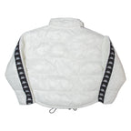 KAPPA Oversized Cropped Womens Puffer Coat White XS