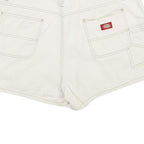 DICKIES Womens Shorts White Casual Cotton XL W36 Workwear Utility