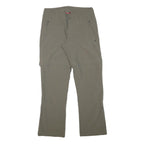 THE NORTH FACE Mens Polyester Blend Beige Regular Zip Trousers W31 L31 Outdoor