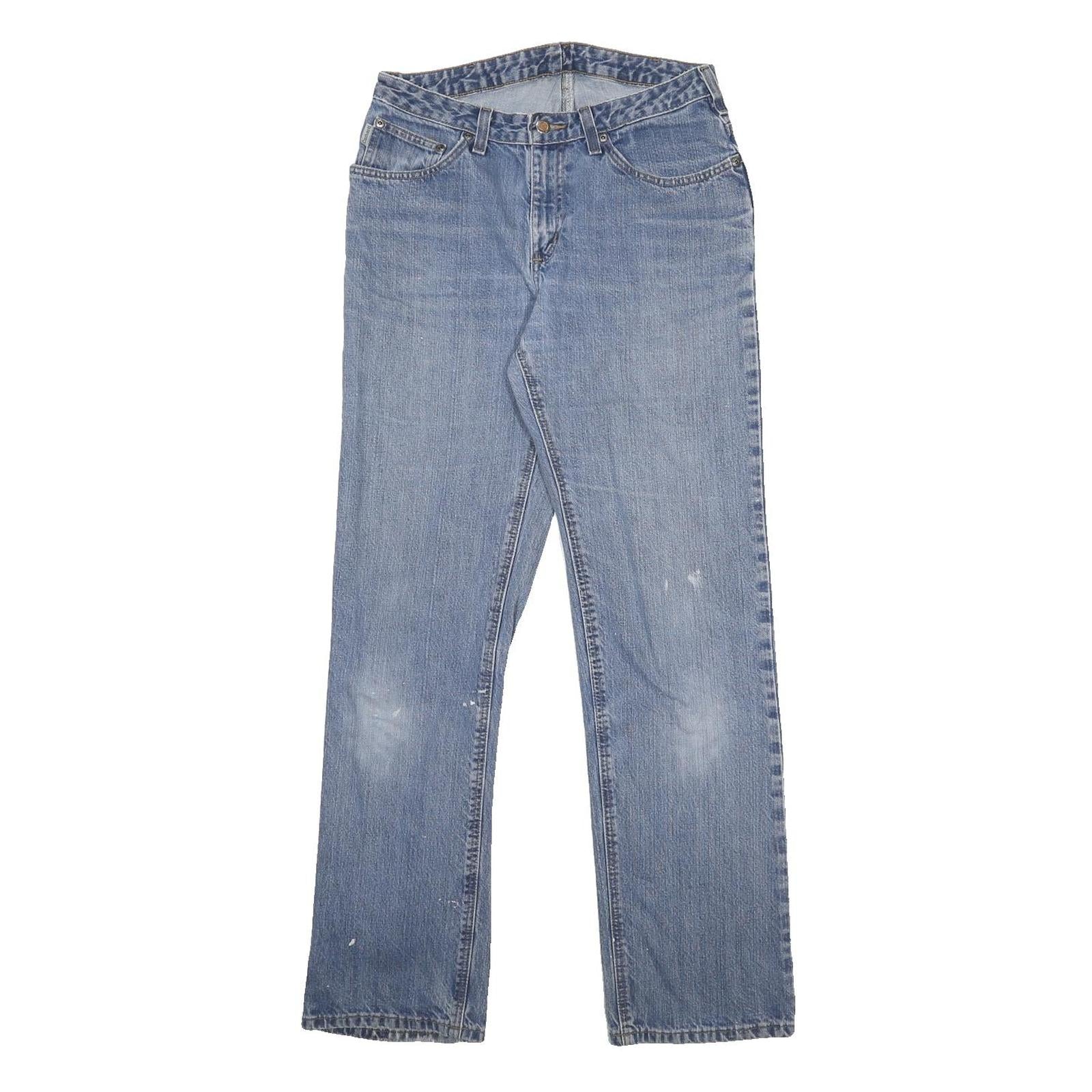 CARHARTT Mens Jeans Blue Regular Straight Denim W28 L33 Workwear Casual