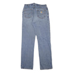 CARHARTT Mens Jeans Blue Regular Straight Denim W28 L33 Workwear Casual