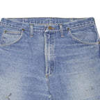 WRANGLER Womens Denim Blue Cut-Off Shorts XL W36 Casual Cotton Blend