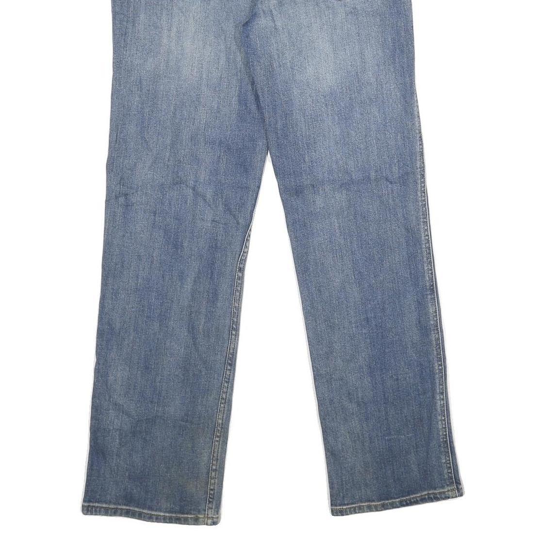 CARHARTT Womens Classic Blue Denim Straight Leg Jeans Cotton Blend W30 L30 Zip