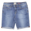 SUPERDRY Womens Denim Blue Casual Shorts S W30 Stylish Summer Wear