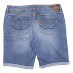 SUPERDRY Womens Denim Blue Casual Shorts S W30 Stylish Summer Wear