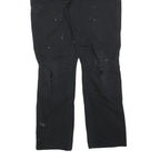 CARHARTT Mens Cotton Blend Black Regular Fit Trousers W32 L30 Workwear Zip