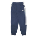 ADIDAS Womens Joggers Navy Blue & White Slim Tapered S W24 L26 Sportswear