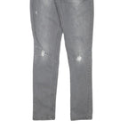LEVI'S Womens Grey Slim Skinny Denim Light W29 L31 Distressed Cotton Blend Jeans