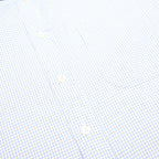 BURBERRY Mens Blue Check Cotton Shirt XL Classic Long Sleeve Button Shirt