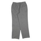 SAG HARBOR Womens Polyester Grey Regular Fit Straight Leg Trousers W28 L28