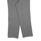 SAG HARBOR Womens Polyester Grey Regular Fit Straight Leg Trousers W28 L28